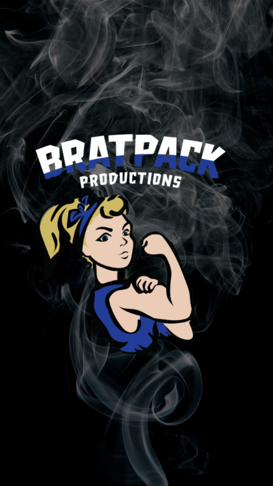 Dark black smoke background with golden frame phone wallpaper 20241018 211341 0000