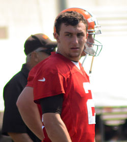 Johnny manziel training camp browns 2014