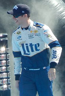 Brad keselowski at the daytona 500
