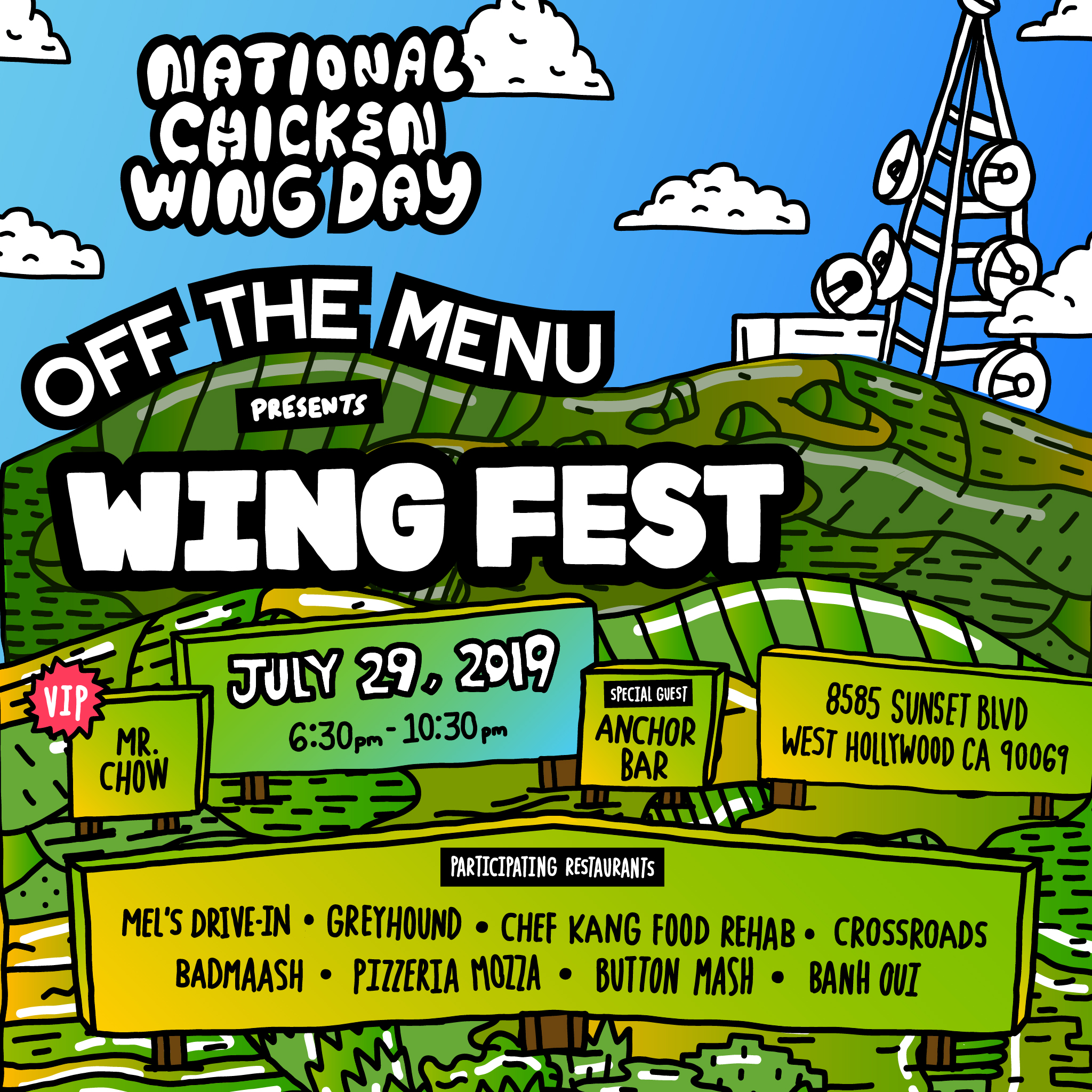 Sponsorpitch & Wing Fest by Off The Menu