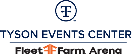 Tyson events center fleet farm arena logo
