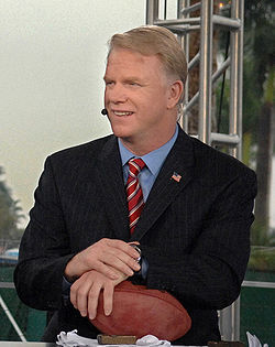 250px boomer esiason at super bowl xli pre game show in miami