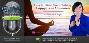 Sponsorpitch & Tips to Keep You Healthy, Happy, and Motivated Radio show/Podcast
