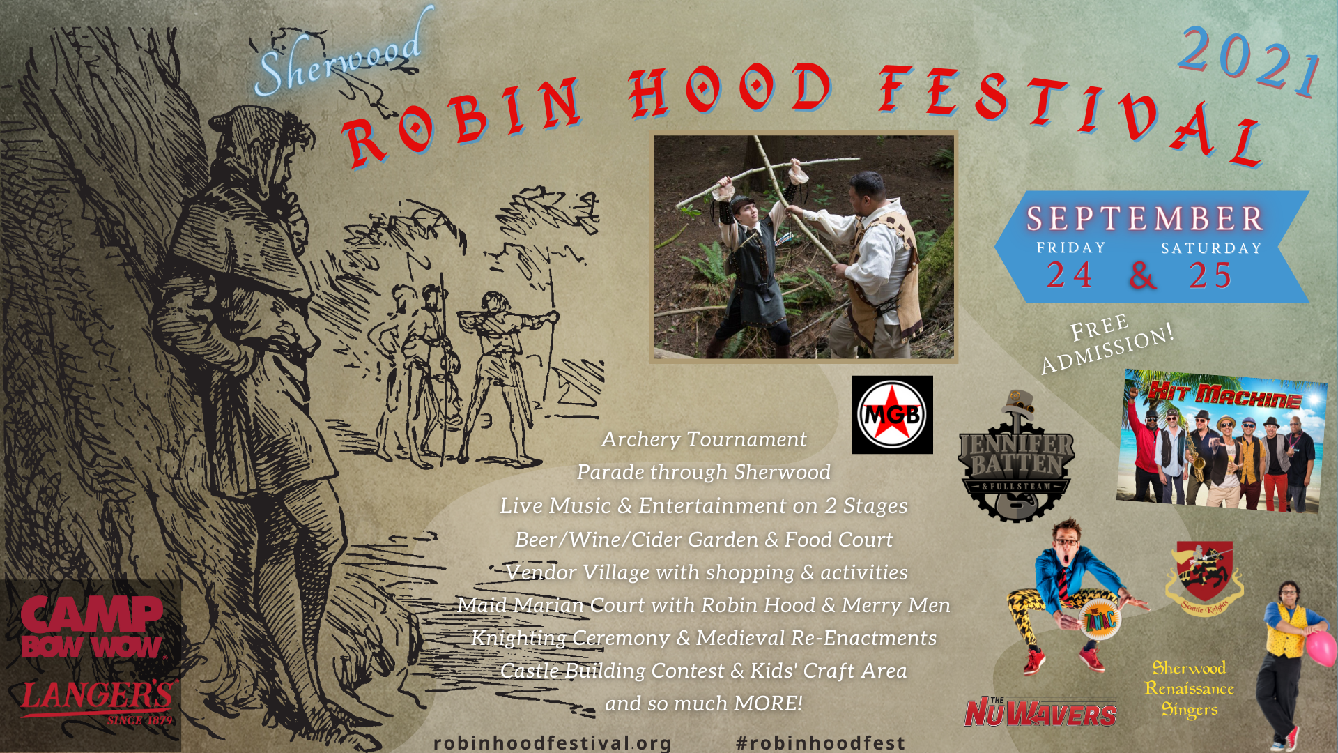 Sponsorpitch & Sherwood Robin Hood Festival