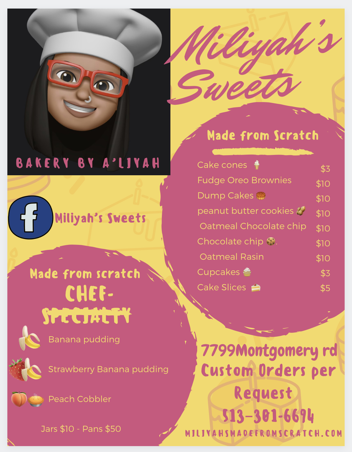 Sponsorpitch & Miliyah’s Sweets 