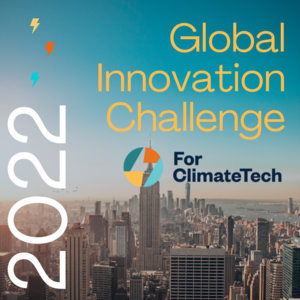 Sponsorpitch & 2022 For ClimateTech Global Innovation Challenge