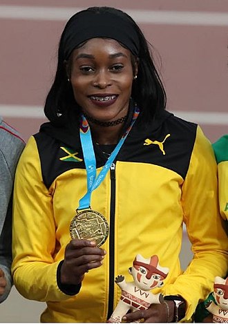Elaine thompson herah at the 2019 pan american games