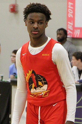Lebron  bronny  james jr (cropped)