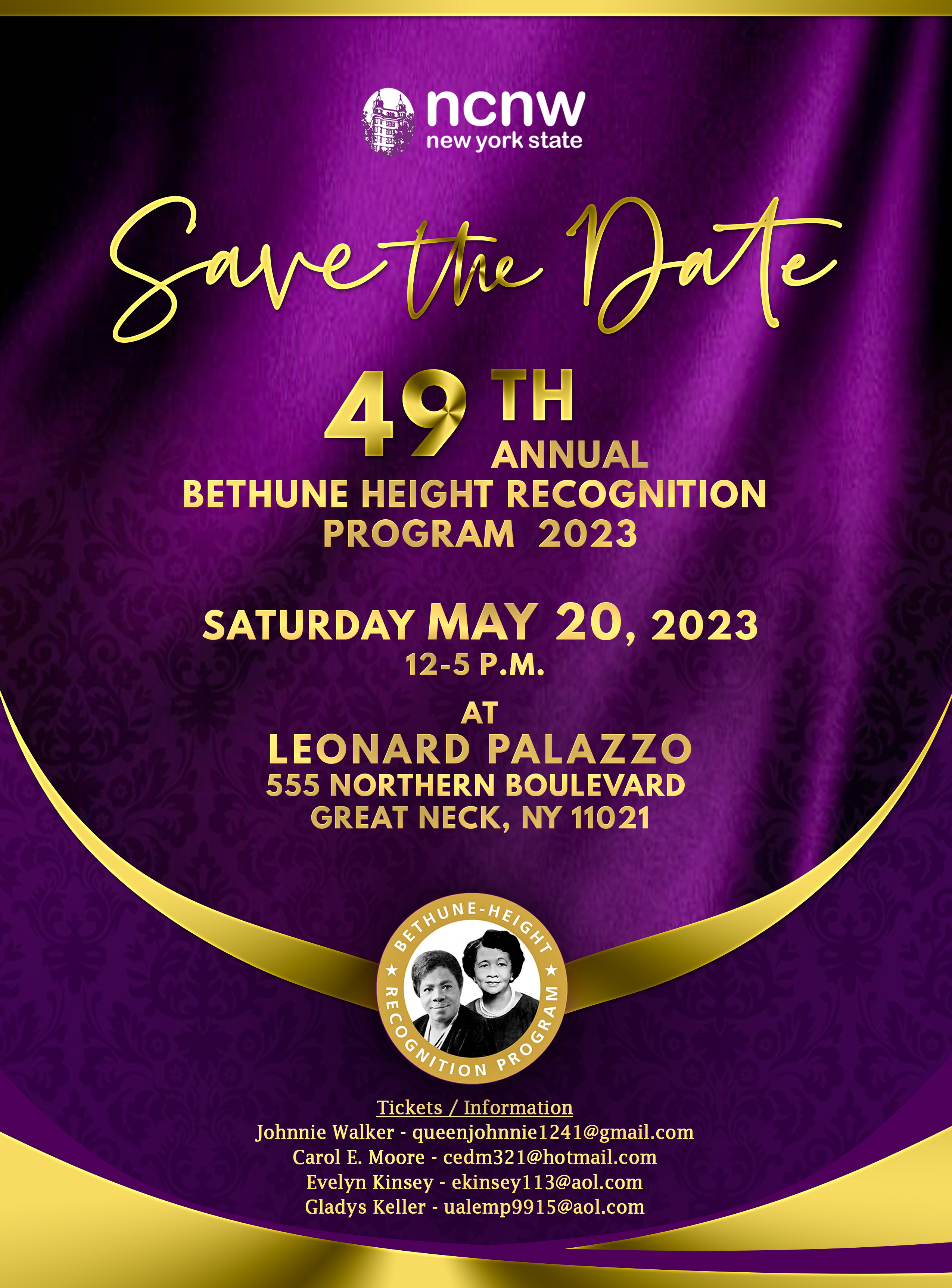 Sponsorpitch & NCNW New York State - Bethune/Height Recognition Program