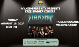 Sponsorpitch & Wilkes-Barre Free Summer Concert