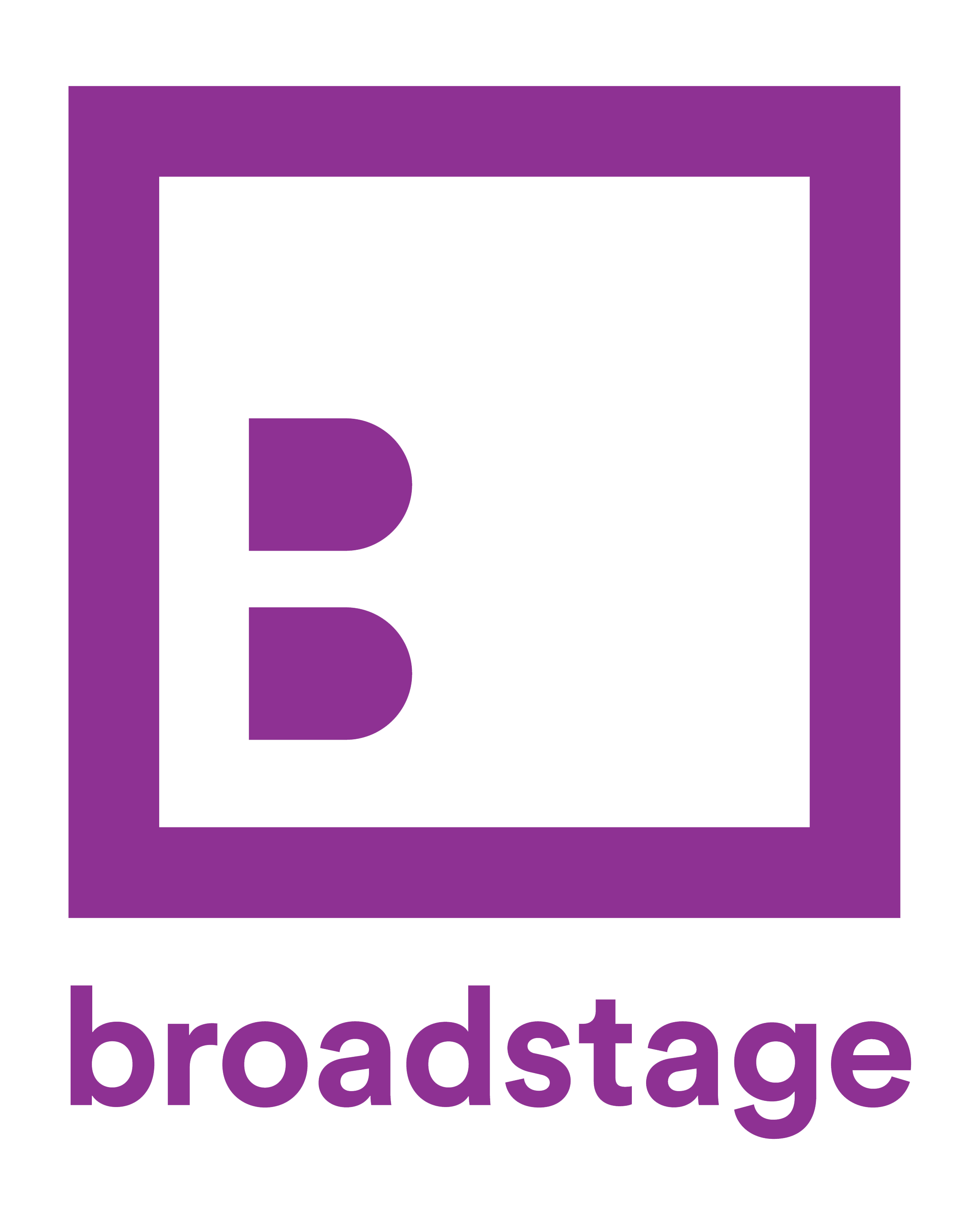 Broadstage logo purple cmyk