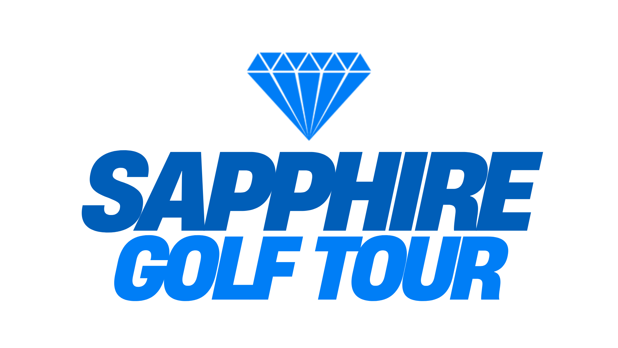 Sapphire golf tour logo blue