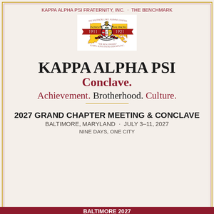 Sponsorpitch & Kappa Alpha Psi Conclave 2027