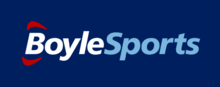 Boylesports logo blue bg