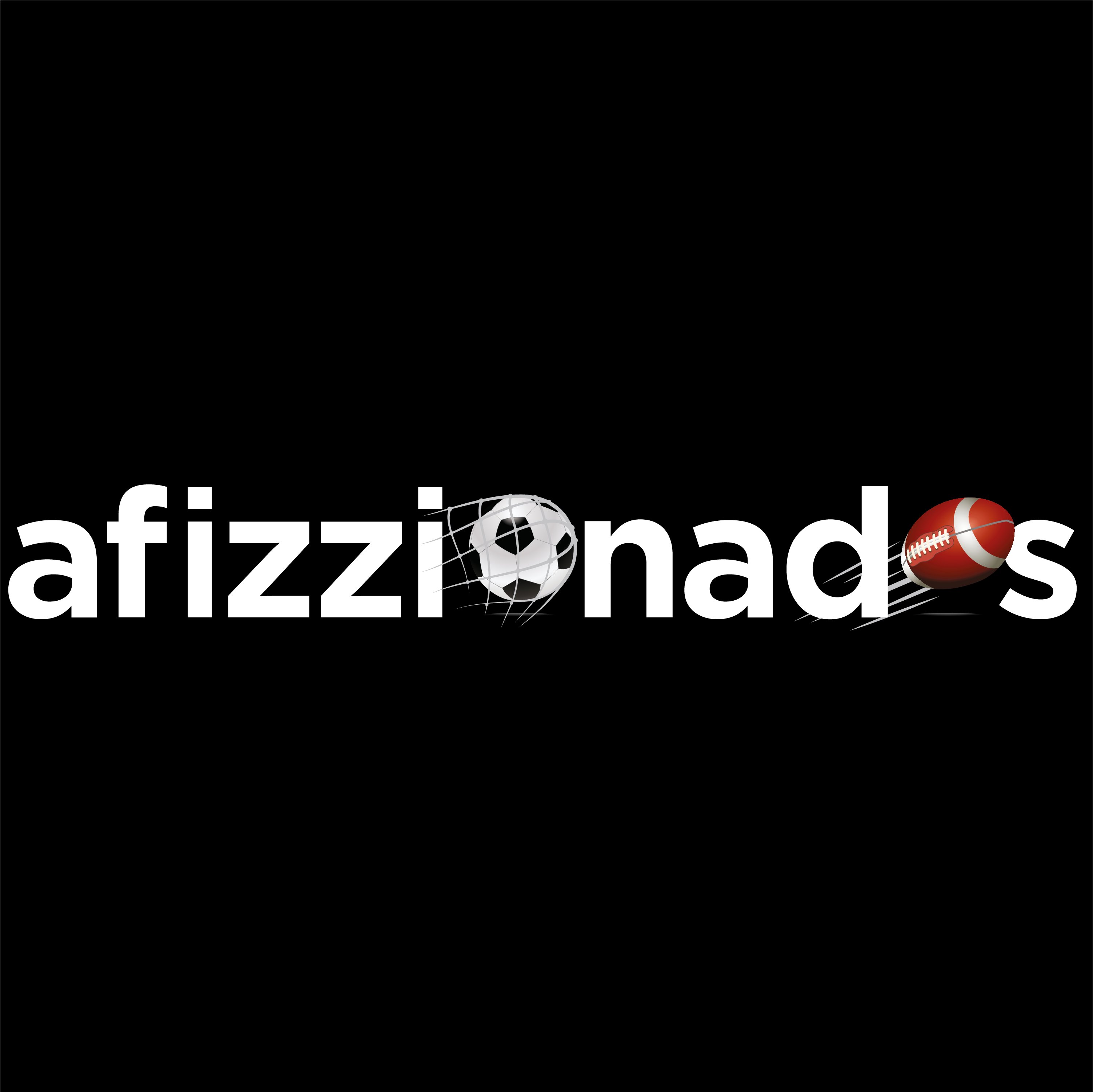 Afizzionados white on black